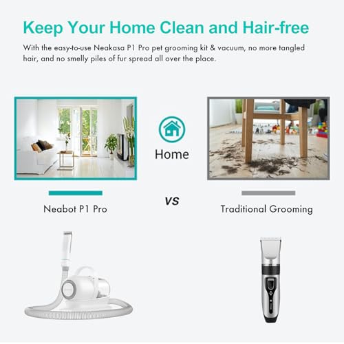 Neakasa P1 Pro Pet Grooming Kit - 5 Tools, Hair Removal