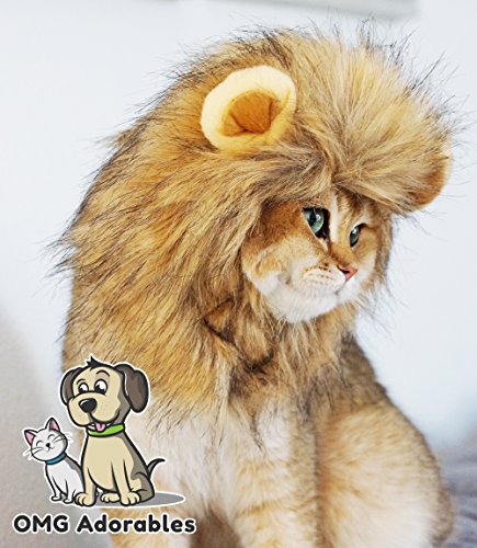 OMG Adorables Lion Mane Costume for Felines