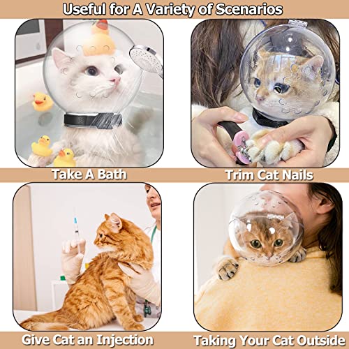 Muzzle for Cats - Transparent, Breathable, Adjustable