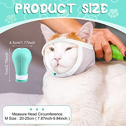 Cat Grooming Set: Muzzle, Boots, Face Guard, and Claw Covers