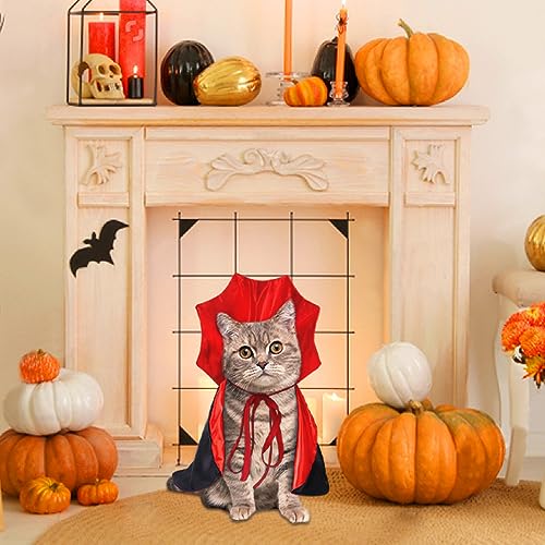 Halloween Cat Cape Costume for Small Medium Cats