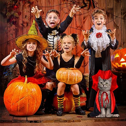 Halloween Cat Cape Costume for Small Medium Cats
