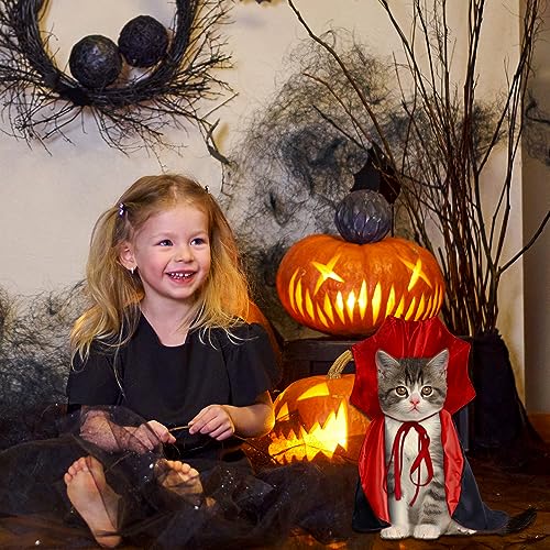 Halloween Cat Cape Costume for Small Medium Cats
