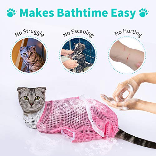 YLONG Cat Grooming Bag for Bathing and Nail Trimming