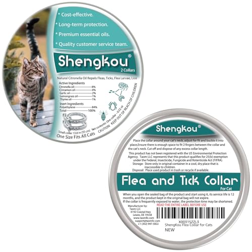 Plant-based Flea and Tick Collar for Cats