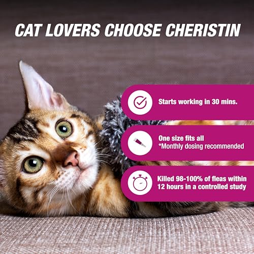 Fast-acting Cheristin Flea Prevention for Cats - 6 Dose