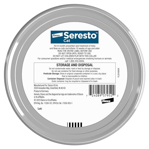 Seresto Cat Flea & Tick Collar | 8 Months Protection