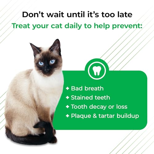 VETRISCIENCE Crunchy Teeth Cleaning Treats for Cats