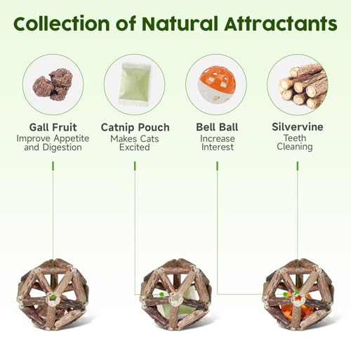 Matatabi Cat Chew Toys Set, 3 Pieces