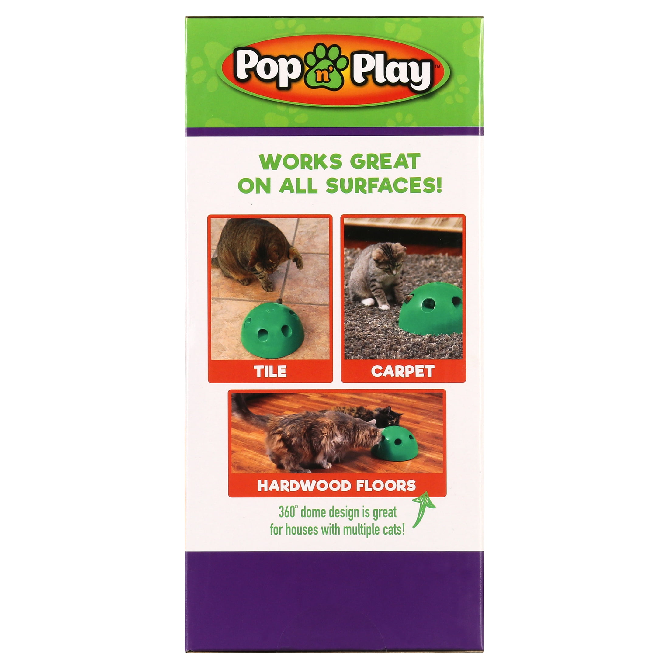 Green Cat Toy Peek-A-Boo Pets Know Best