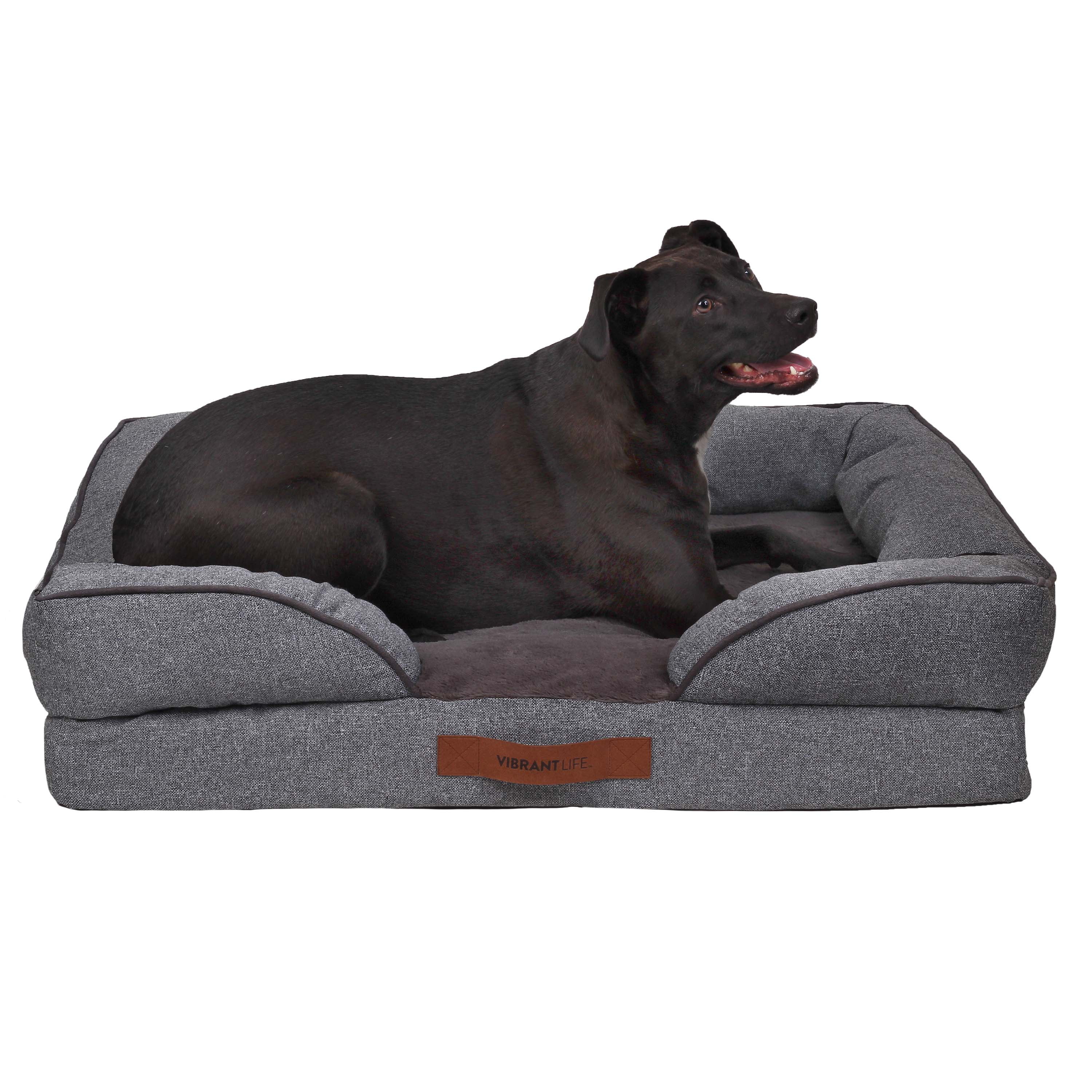 Gray Ortho Sofa-Style Bed for Cats