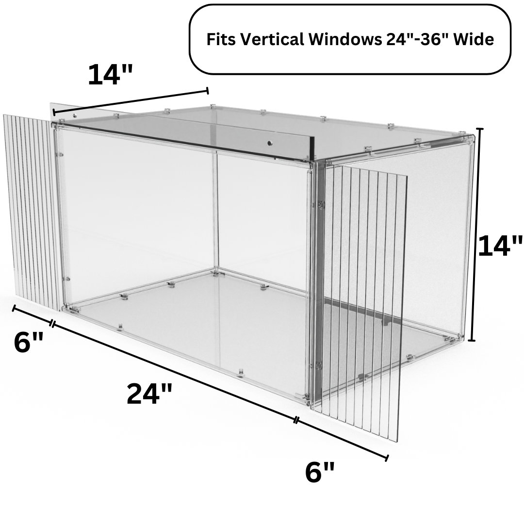 Window Catio - Custom Fit (24"-36")