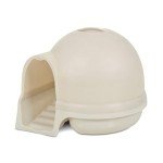 Booda Clean Step Cat Litter Box Dome - Pearl White