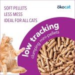Natural Wood Clumping Cat Litter for Long-Hair Breeds