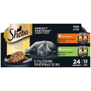 Sheba Chicken & Turkey Wet Cat Food Trays