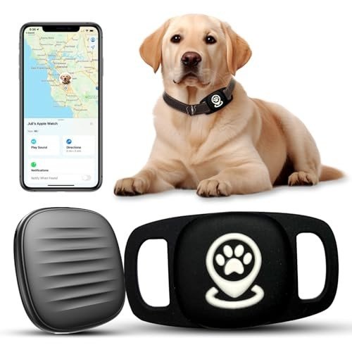 Smart Pet Tracker for Dogs with Collar Support