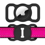 DLENP Airtag Silicone Collar Support for Pets