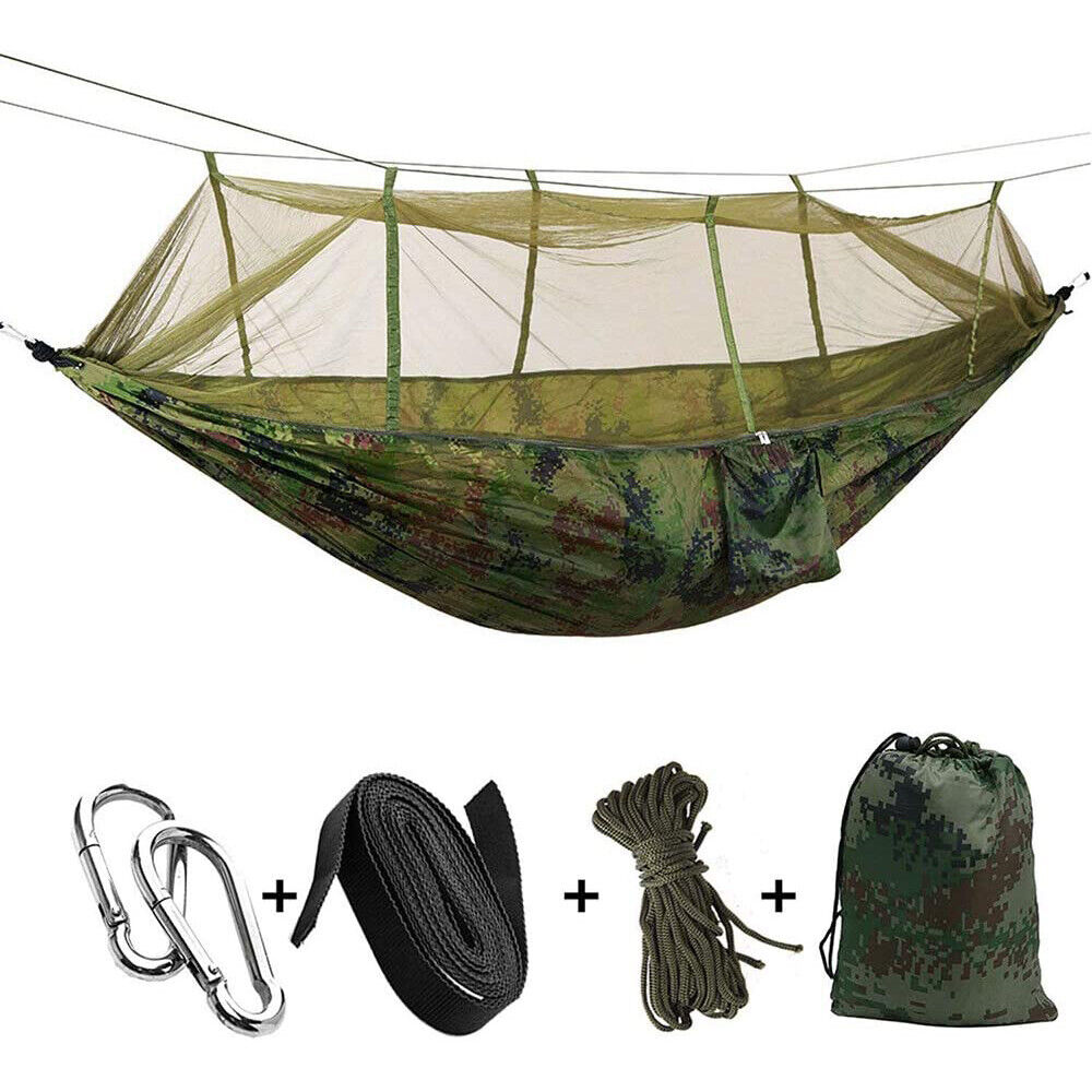Double Camping Hammock Tent with Mosquito Net & 660lbs