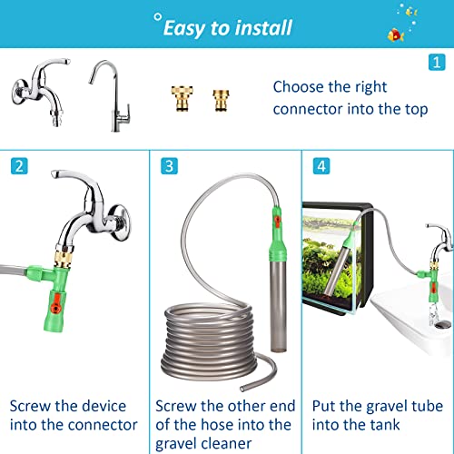 ZZM Aquarium Cleaning Tools and Water Changer