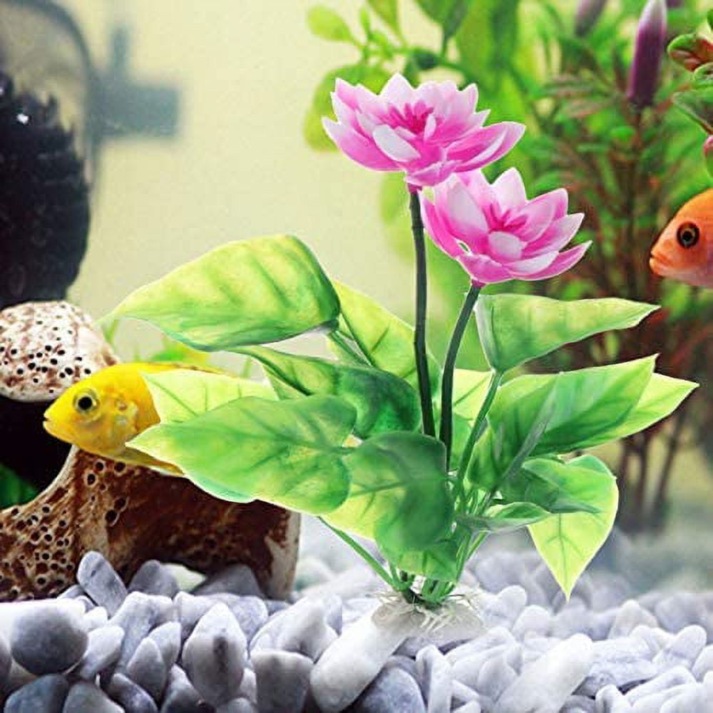 Artificial Lotus Aquarium Plant Decoration