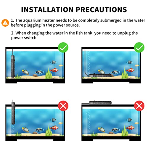 Aquarium Heater with Over-Temperature Protection