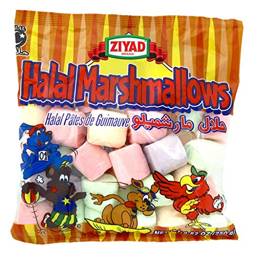 Ziyad Fruit-Flavored Halal Marshmallows, 8.82 Ounce
