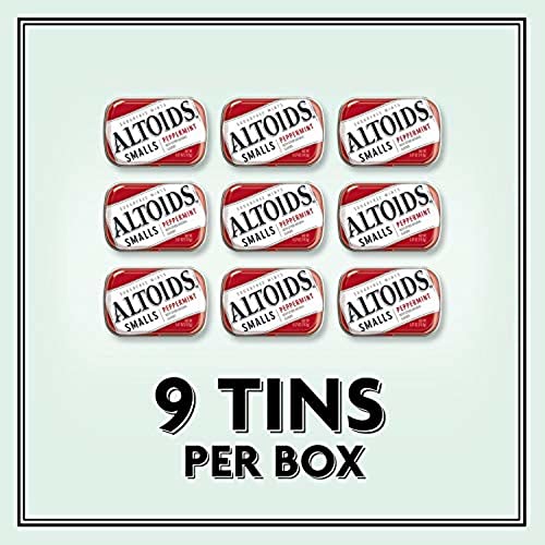 Altoids Smalls Peppermint Mints - 9 Tin Pack