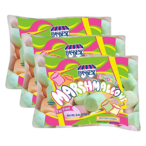 Delicious Kosher Colorful Flavored Marshmallows - 3 Pack