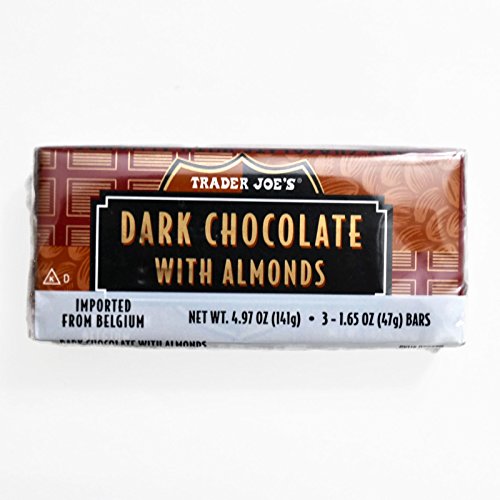 Trader Joe's Belgian Dark Chocolate Bars 3 Variety Pack - 9 Bars, 1.7 oz