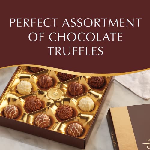 Lindt Assorted Gourmet Truffles Gift Box, 14.7 Ounces