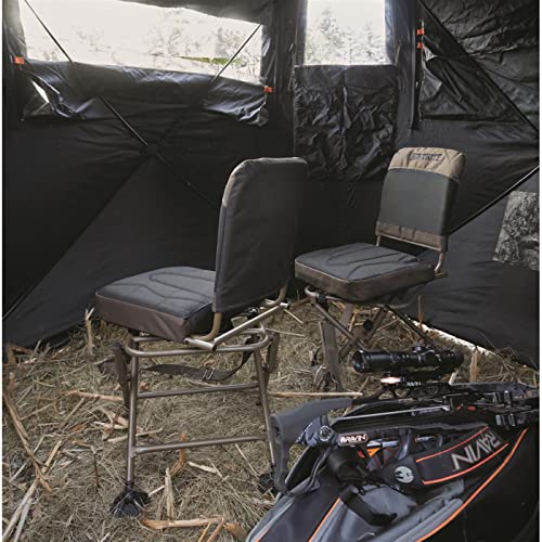 Huntrite 360 Swivel Hunting Blind Chair - Black
