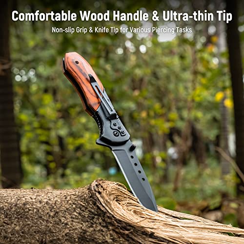 KEXMO 3.46" Folding Pocket Knife with Clip