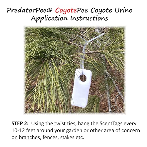 Coyote Urine Spray Combo with Scent Tags 16oz