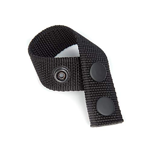 Heavy-Duty Tactical Belt Keeper with Double Snaps