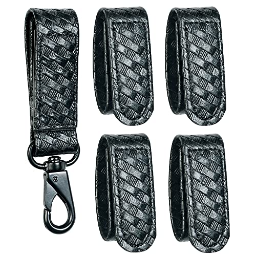 Basketweave Duty Belt Keeper Set with Key Clip