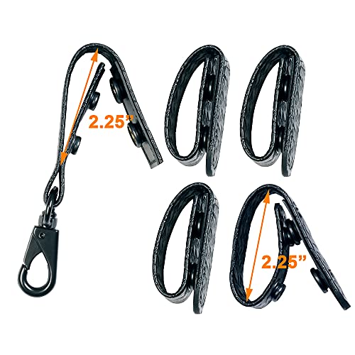 Basketweave Duty Belt Keeper Set with Key Clip