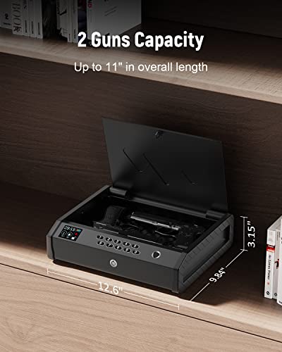 Biometric Handgun Safe with Fingerprint Access