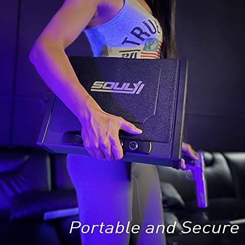 Biometric Fingerprint Gun Safe for 3 Pistols