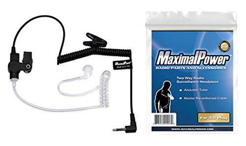 MaximalPower 3.5mm Surveillance Headset with Earpiece