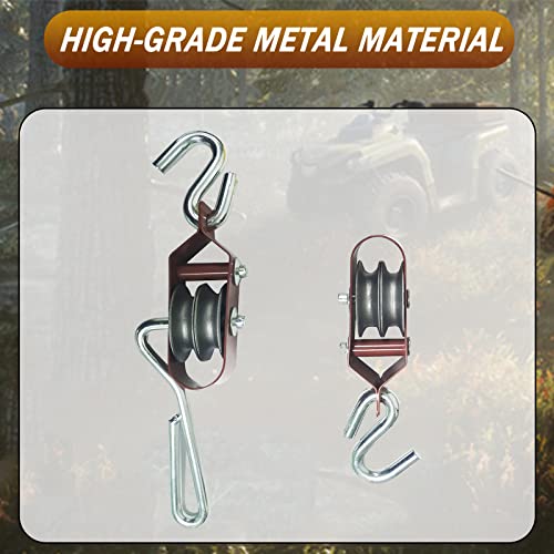 700lb Capacity Game Hoist Gambrel with Dual Pulley