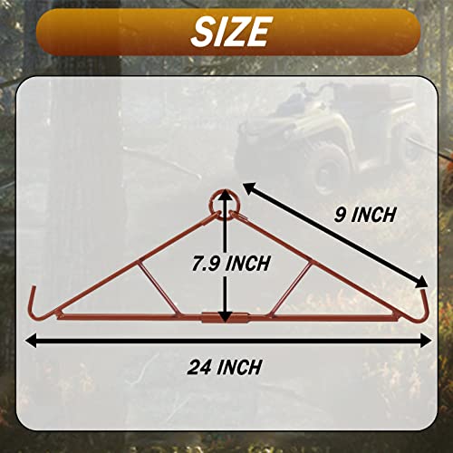 700lb Capacity Game Hoist Gambrel with Dual Pulley