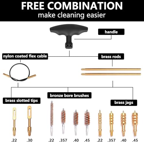 Universal Handgun Cleaning Kit for All Calibers
