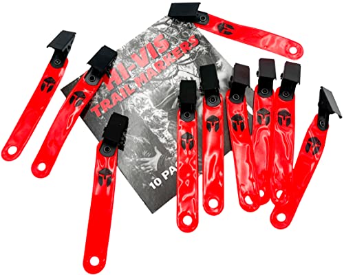 High Visibility Orange Trail Markers - 10 Pack