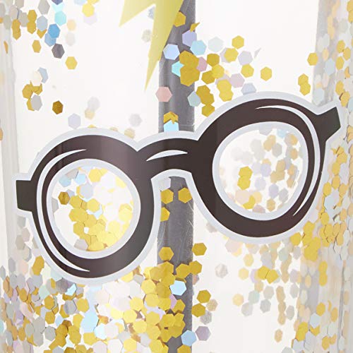 Harry Potter Glitter Tumbler with Straw - 20 oz