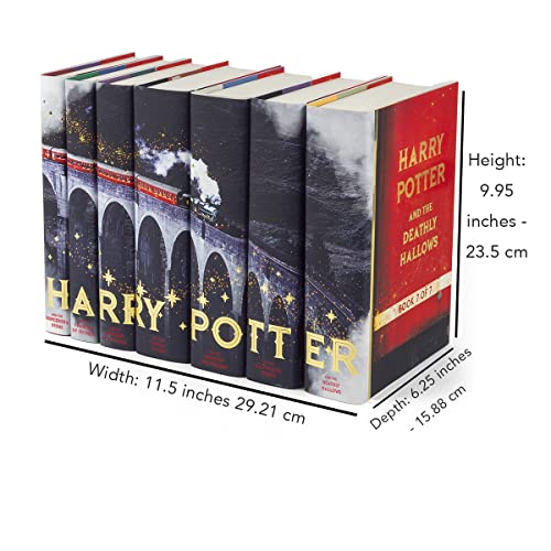 Harry Potter 7 Volume Boxed Set with Gold Design