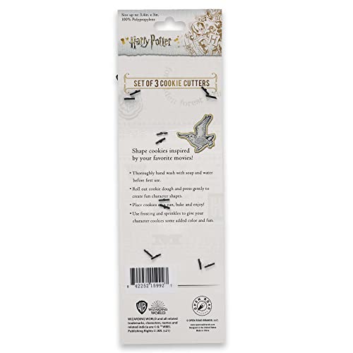 Magical Harry Potter Cookie Cutter Set: Hedwig, Sorting Hat, Golden Snitch