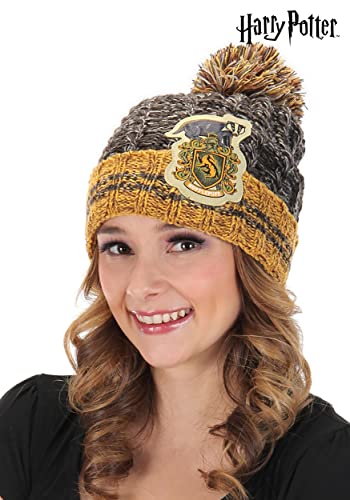 Hufflepuff Heathered Pom Beanie - elope