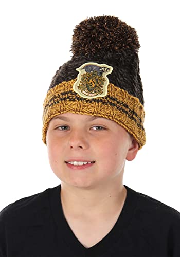 Hufflepuff Heathered Pom Beanie - elope