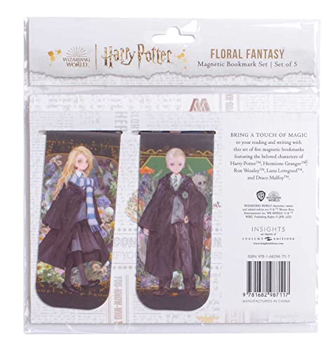 Harry Potter: Floral Fantasy Magnetic Bookmark Collection