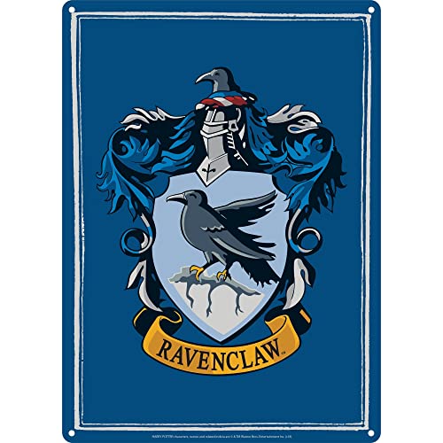 Ravenclaw House Crest Tin Signs | Harry Potter Bedroom Wall Art